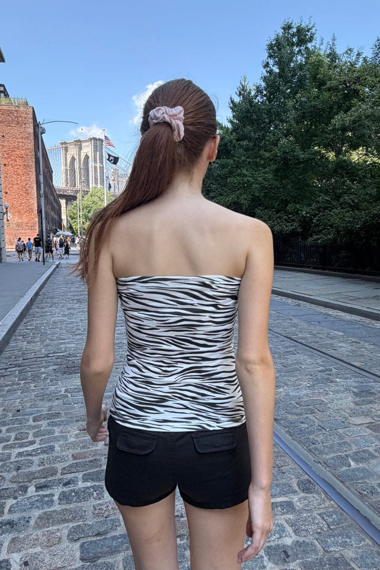 Evelyn Zebra Print Top | Zebra Print / XS/S