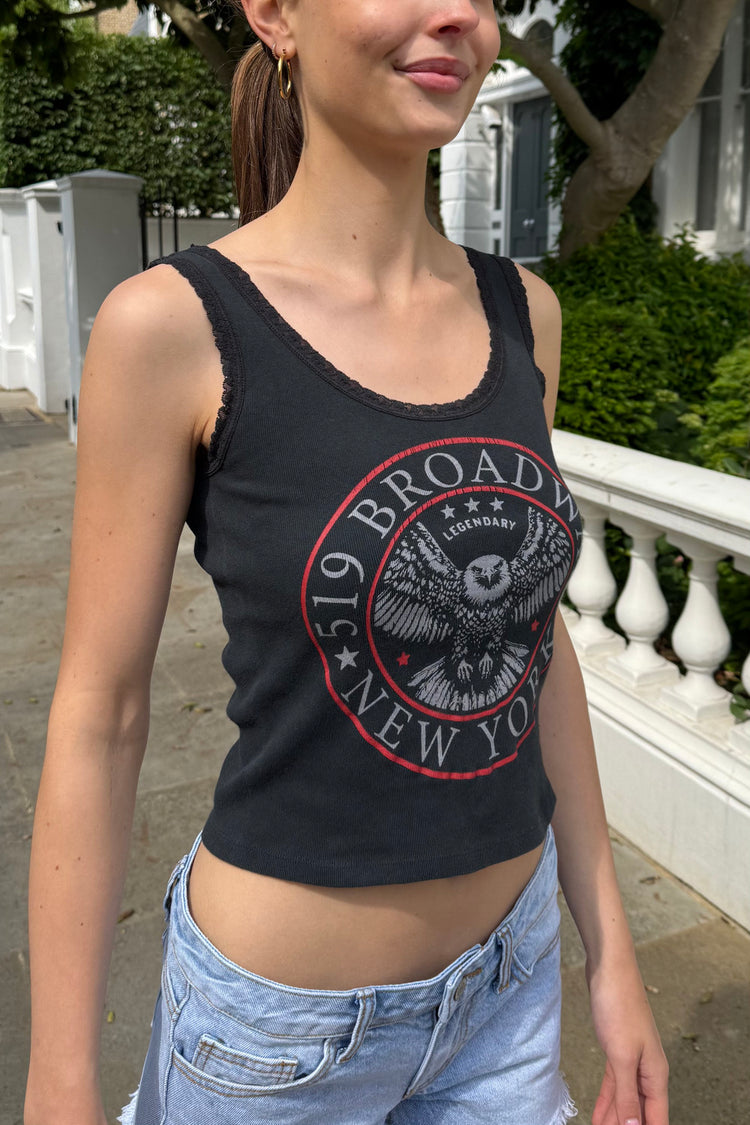 Ronnie Broadway New York Tank | Black / XS/S