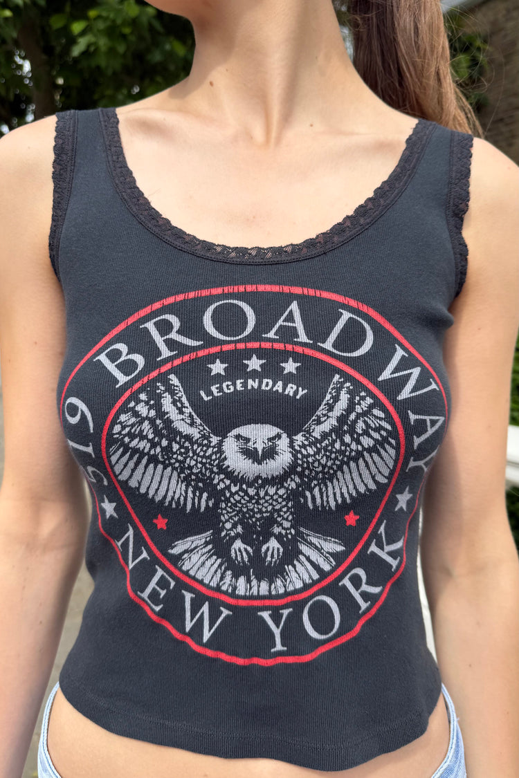 Ronnie Broadway New York Tank | Black / XS/S