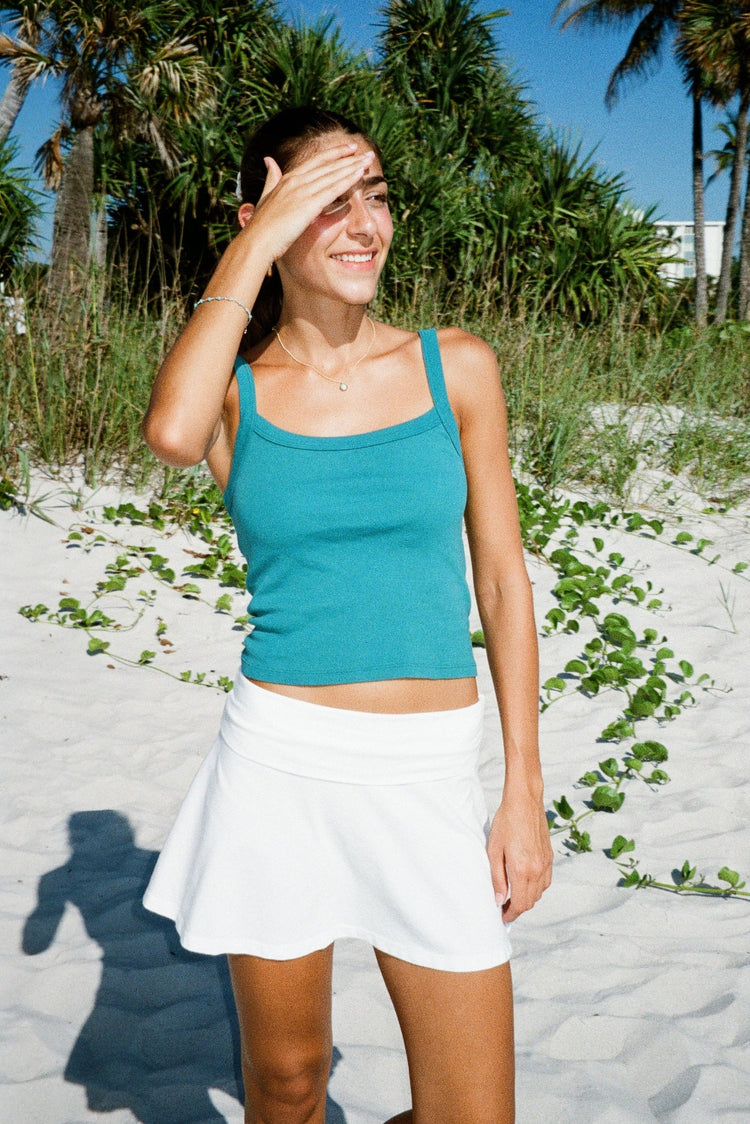 Belle Tank | Turquoise / XS/S