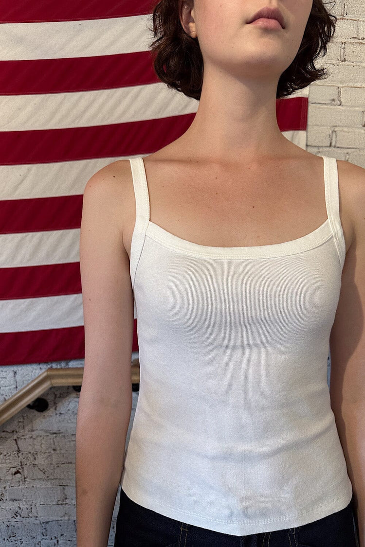 Belle Tank | White / XS/S