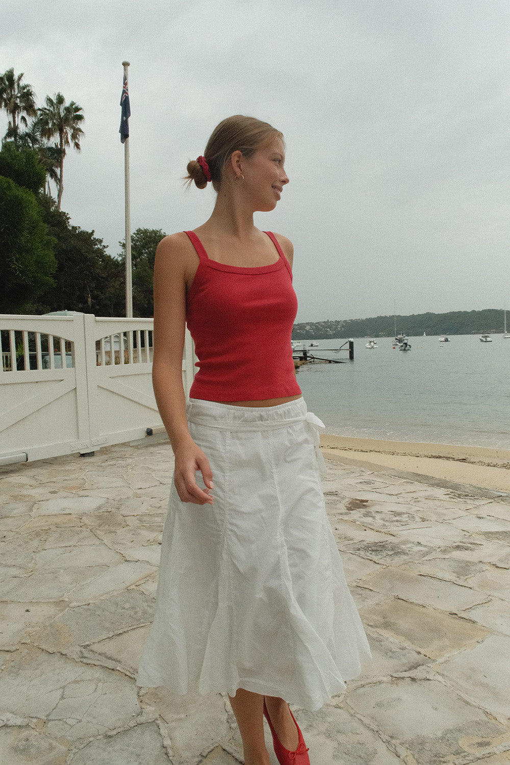 Belle Tank | Bright Red / XS/S
