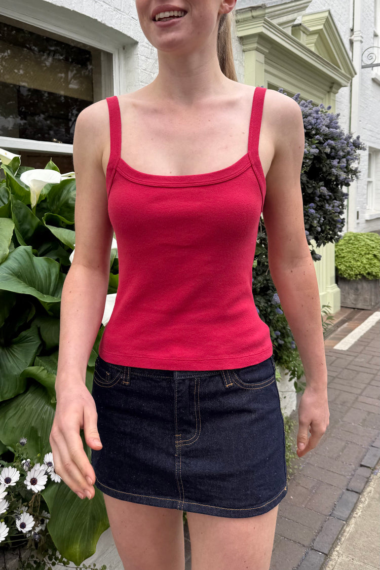 Belle Tank | Bright Red / XS/S