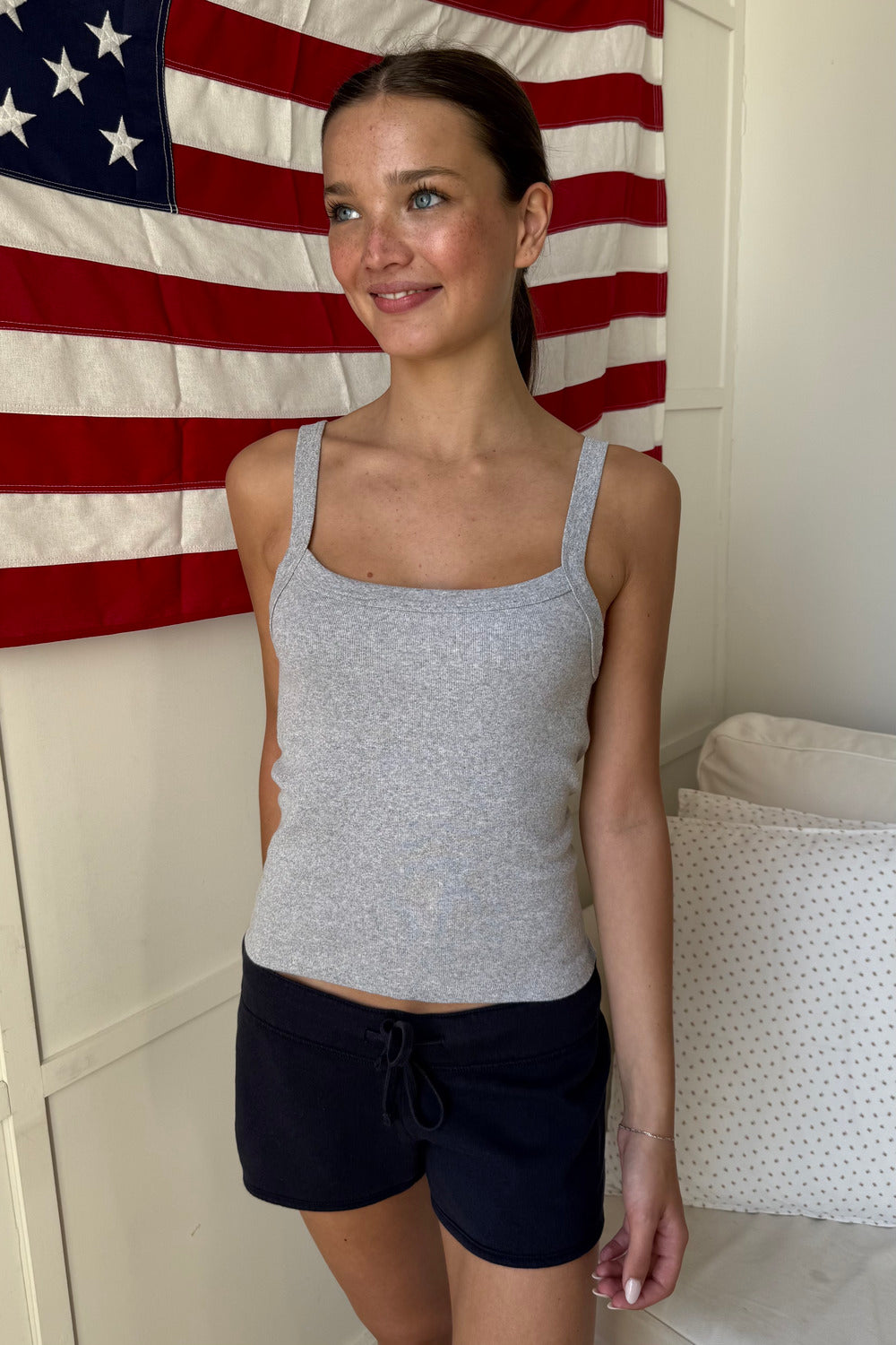Belle Tank | Heather Grey / XS/S