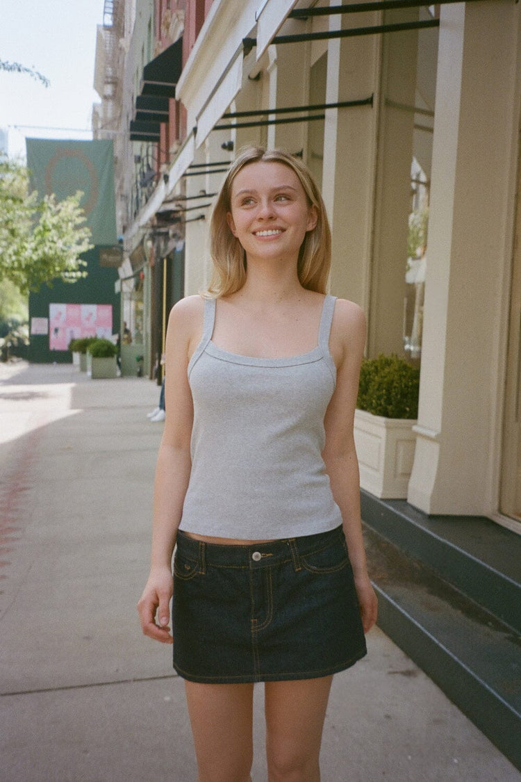 Belle Tank | Heather Grey / XS/S
