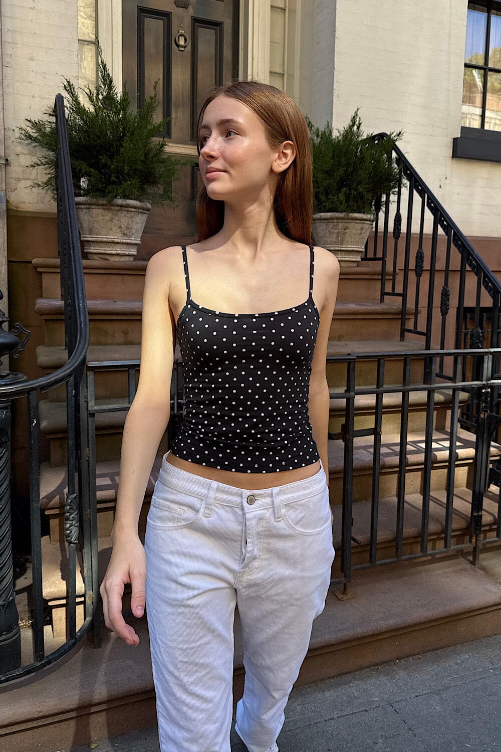 Black White Polka Dots / XS/S