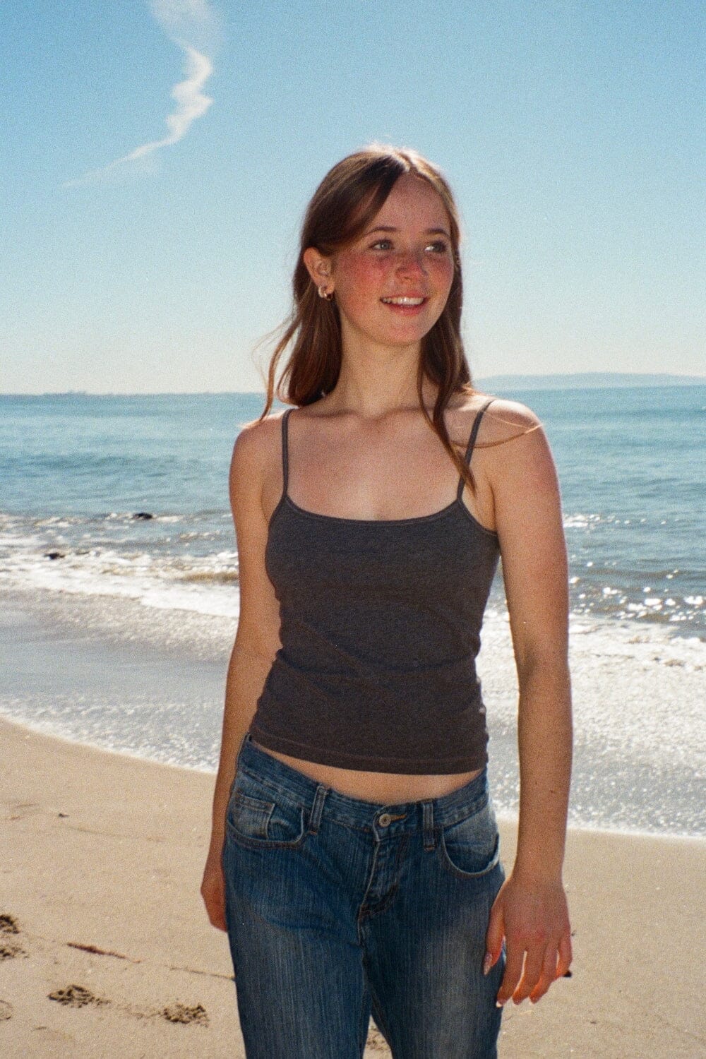 Skylar Basic Tank | Dark Heather Grey / XS/S