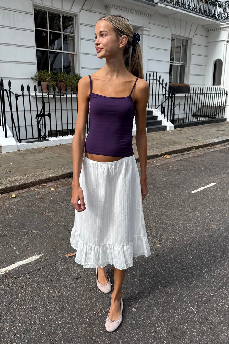 Skylar Basic Tank | Deep Purple / XS/S