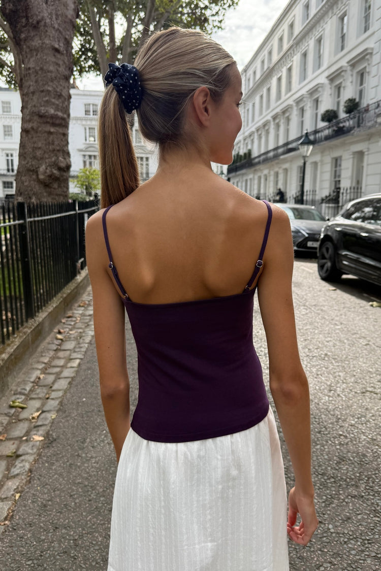 Skylar Basic Tank | Deep Purple / XS/S