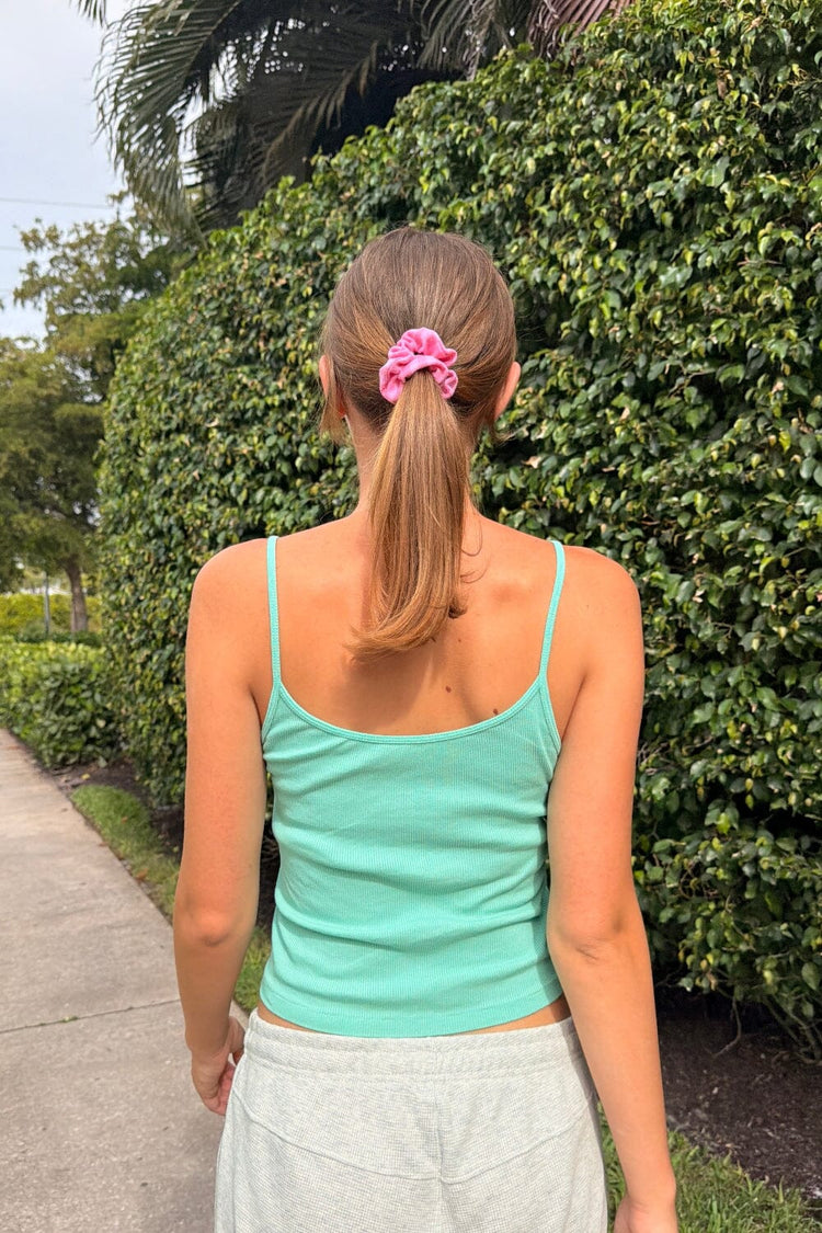 Skylar Ribbed Tank | Seafoam Green / XS/S