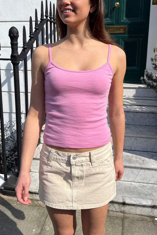 Bubblegum Pink Stripes / XS/S