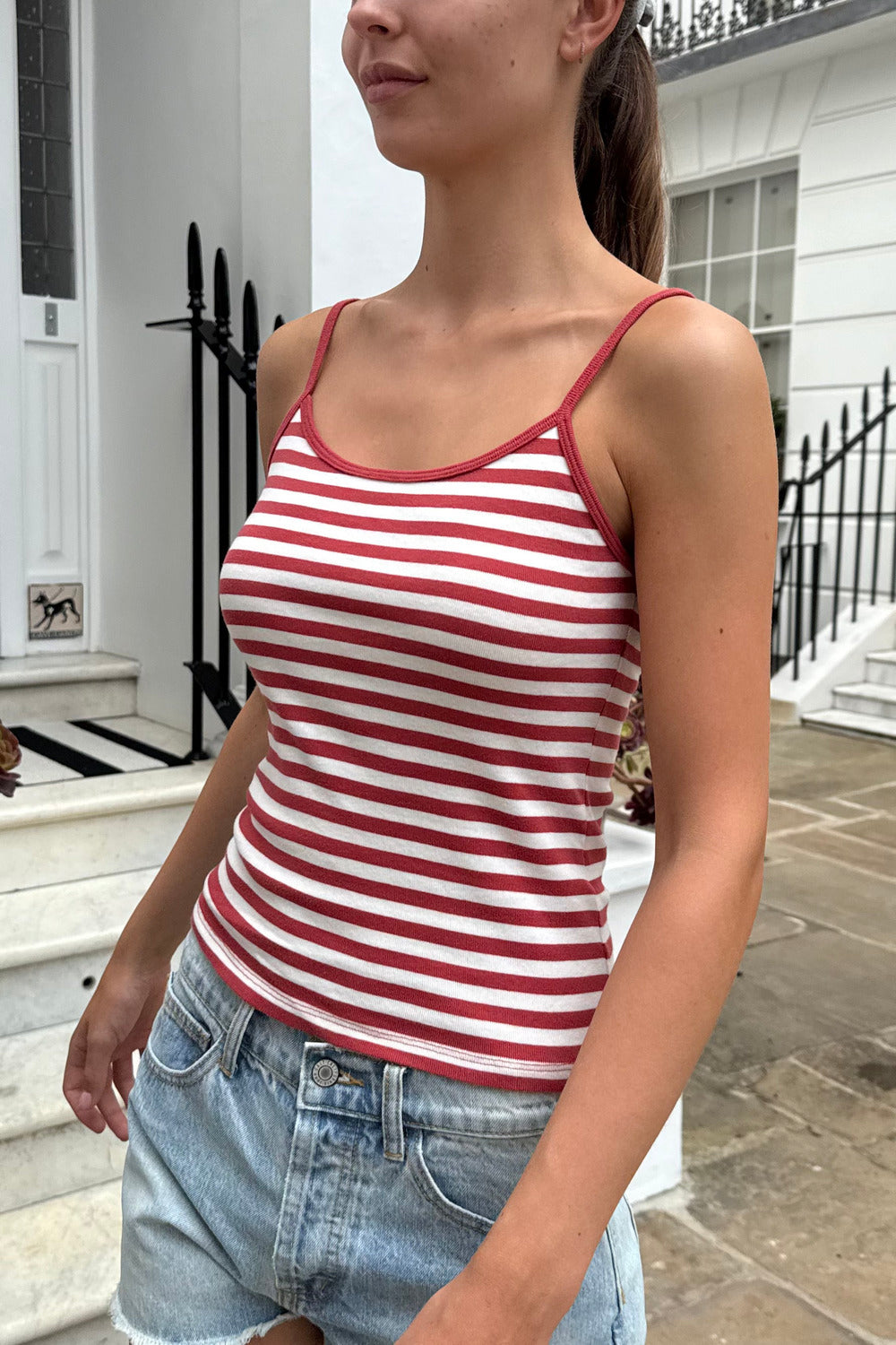 White Red Stripes / XS/S