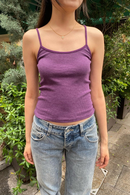 Purple And White Stripes / XS/S