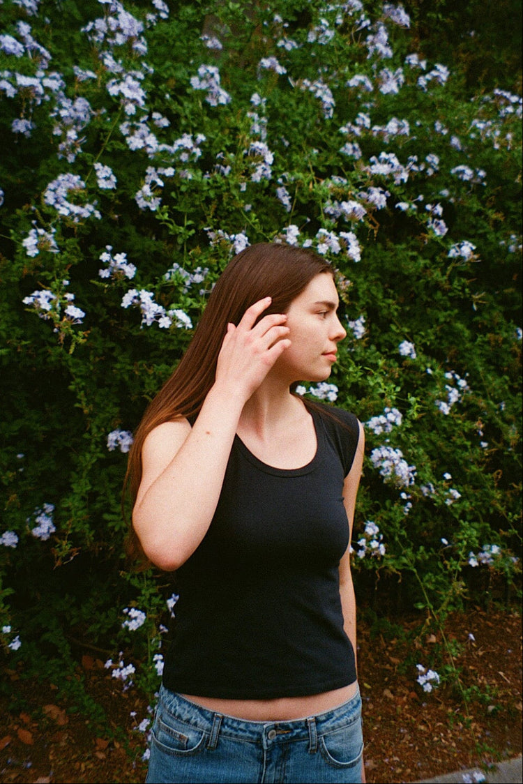 Zelly Basic Top | Black / XS/S