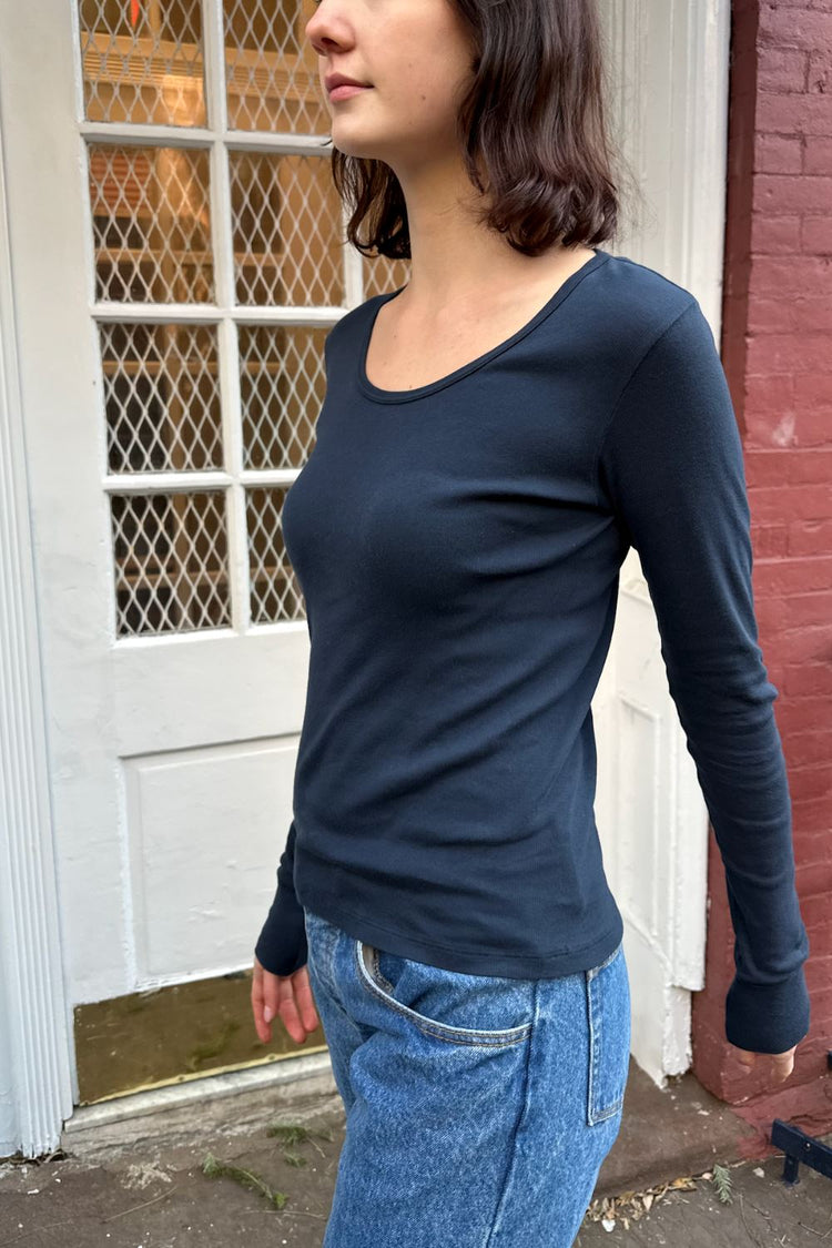 Felicia Top | Navy Blue / XS/S