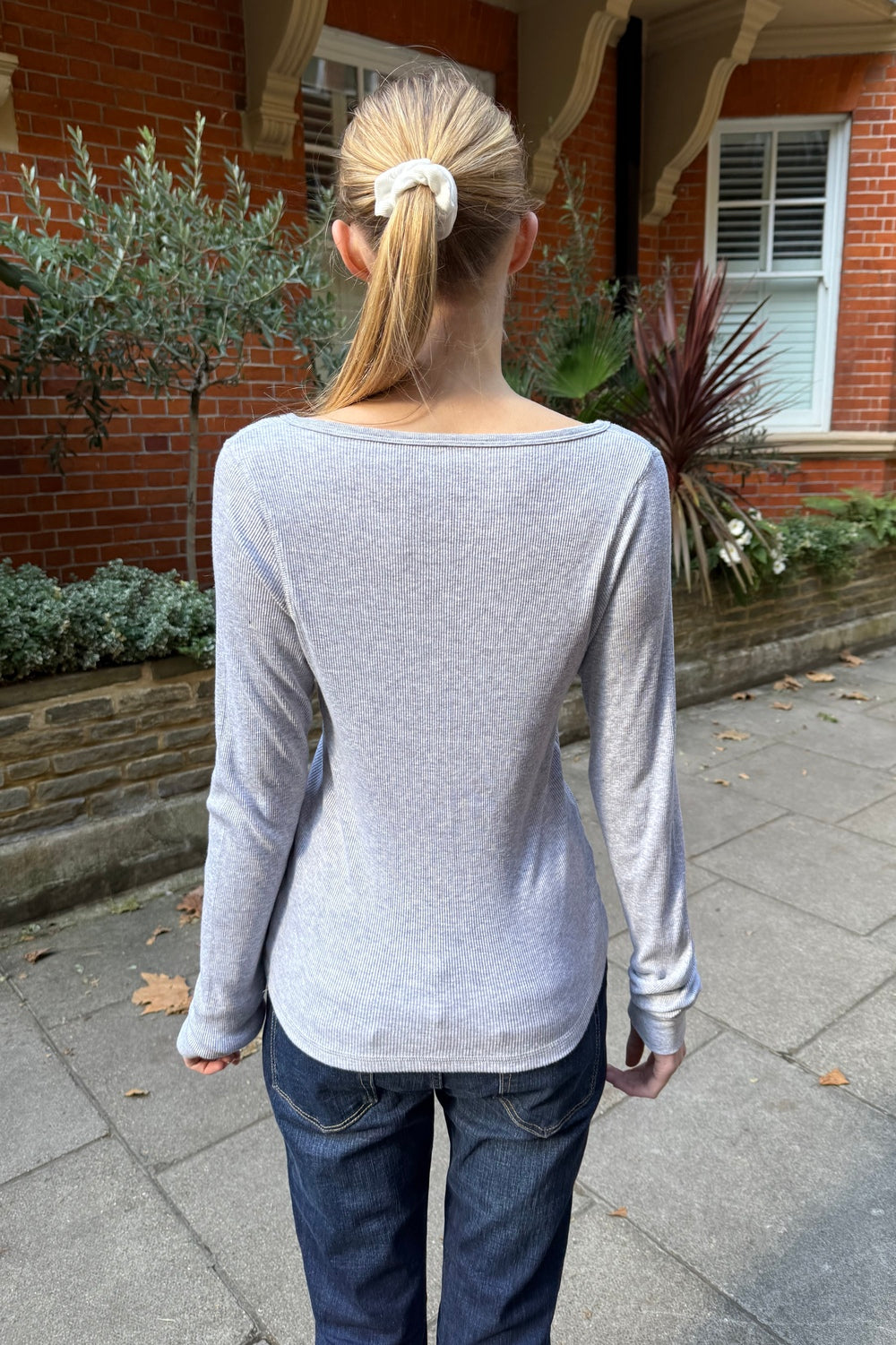 Zelly Long Sleeve Top | Heather Grey / XS/S