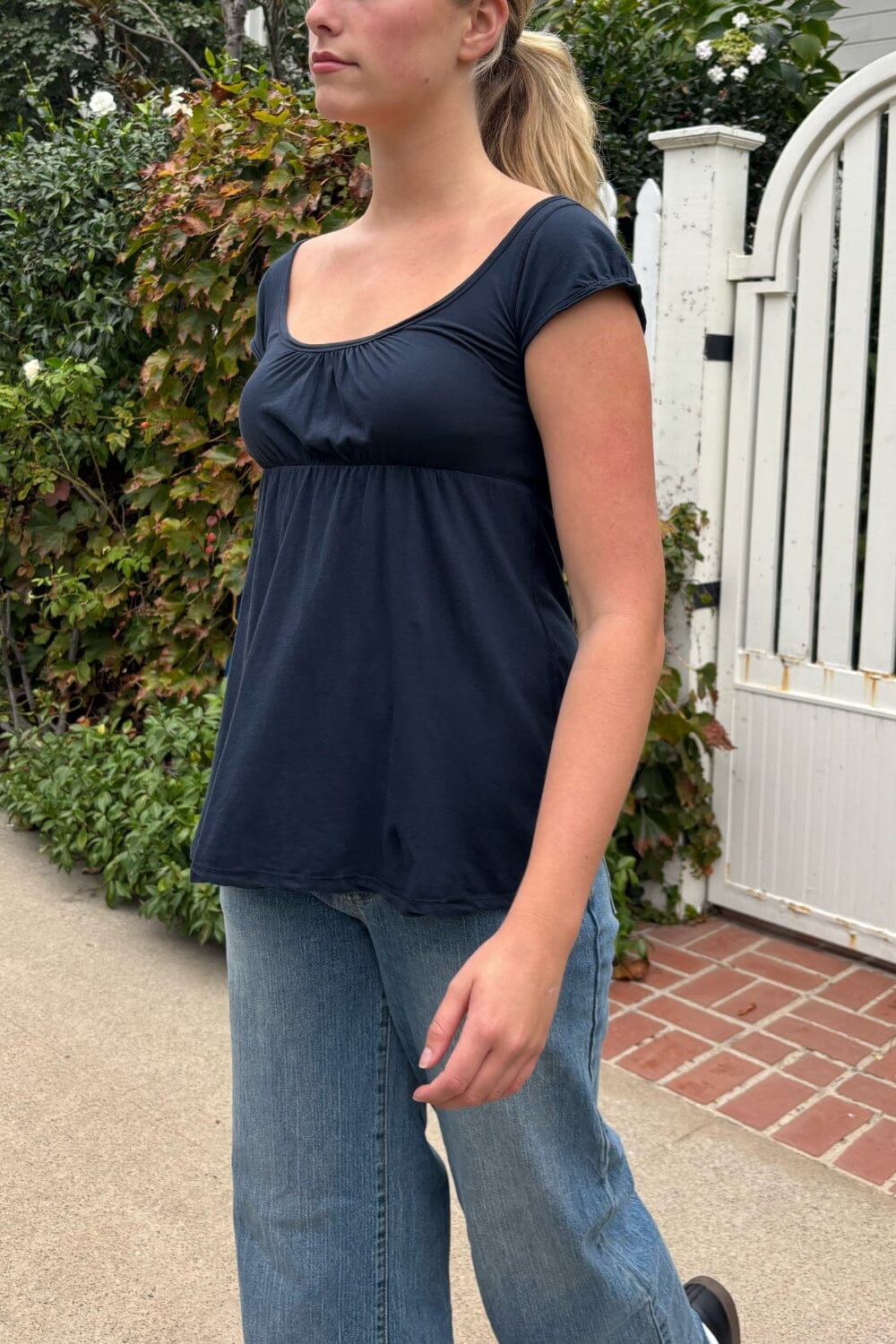 Malika Top | Navy Blue / XS/S