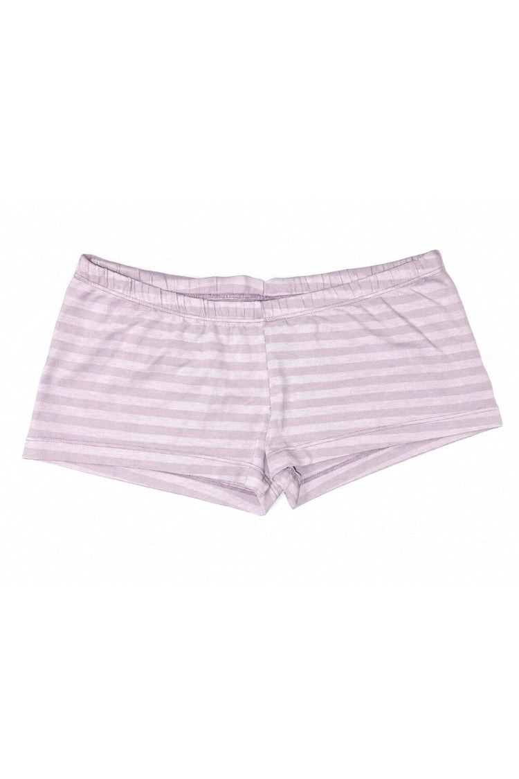 Striped Boxer Underwear | Mauve Lilac Stripes / XS/S