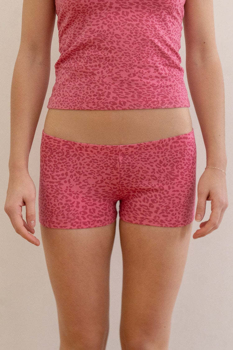 Leopard Boxer Underwear | Bright Pink Leopard / XS/S