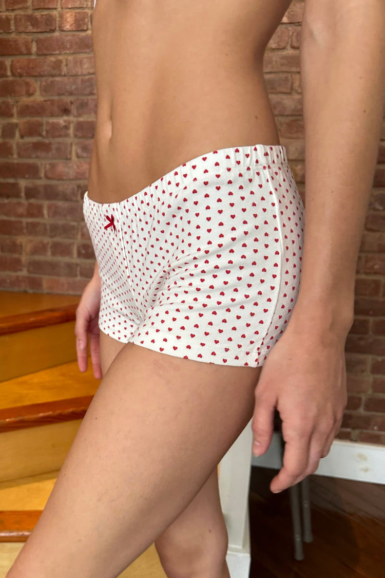 Bow Heart Boxer Underwear | XS/S