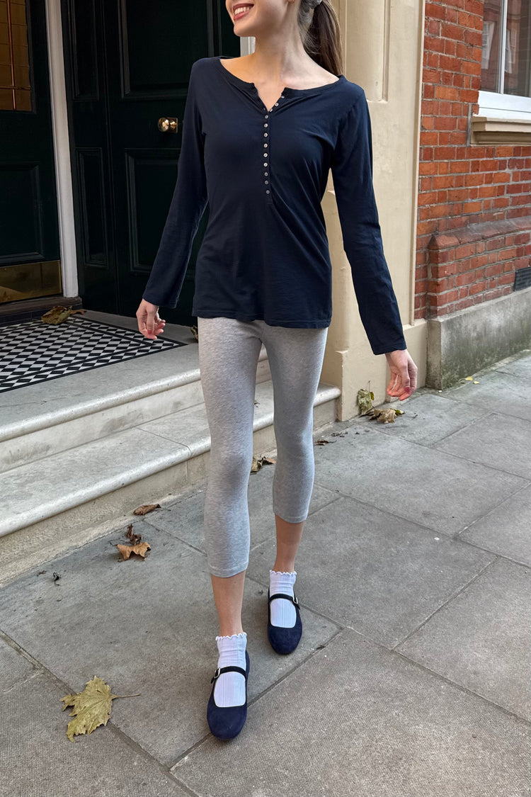 Tilly Capri Leggings | Heather Grey / XS/S