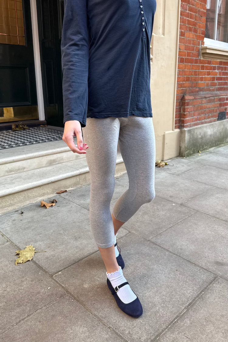 Tilly Capri Leggings | Heather Grey / XS/S