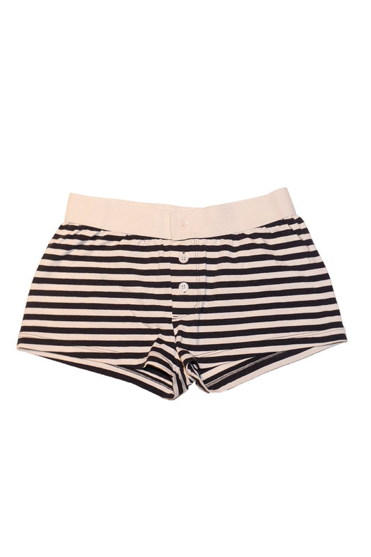 White And Black Stripe / XS/S