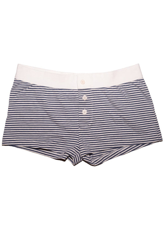 White And Blue Stripes / XS/S