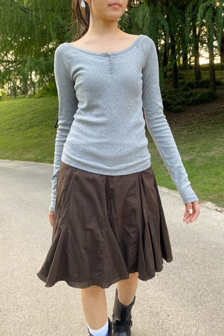 Zelly Top | Heather Grey / XS/S