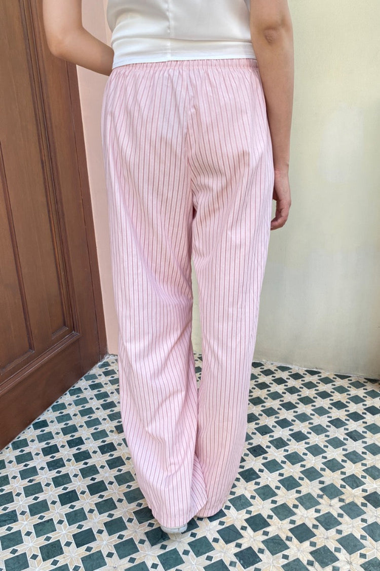 Keira Striped Sweatpants | Pink And Light Pink Stripes / XS/S