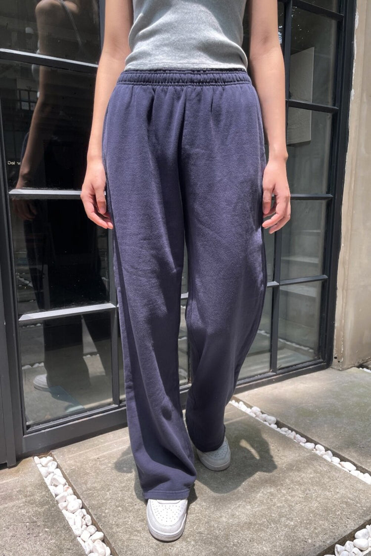 Anastasia Tie Sweatpants | Navy Blue / S/M