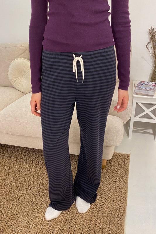 Faded Navy Blue Stripes / XS/S