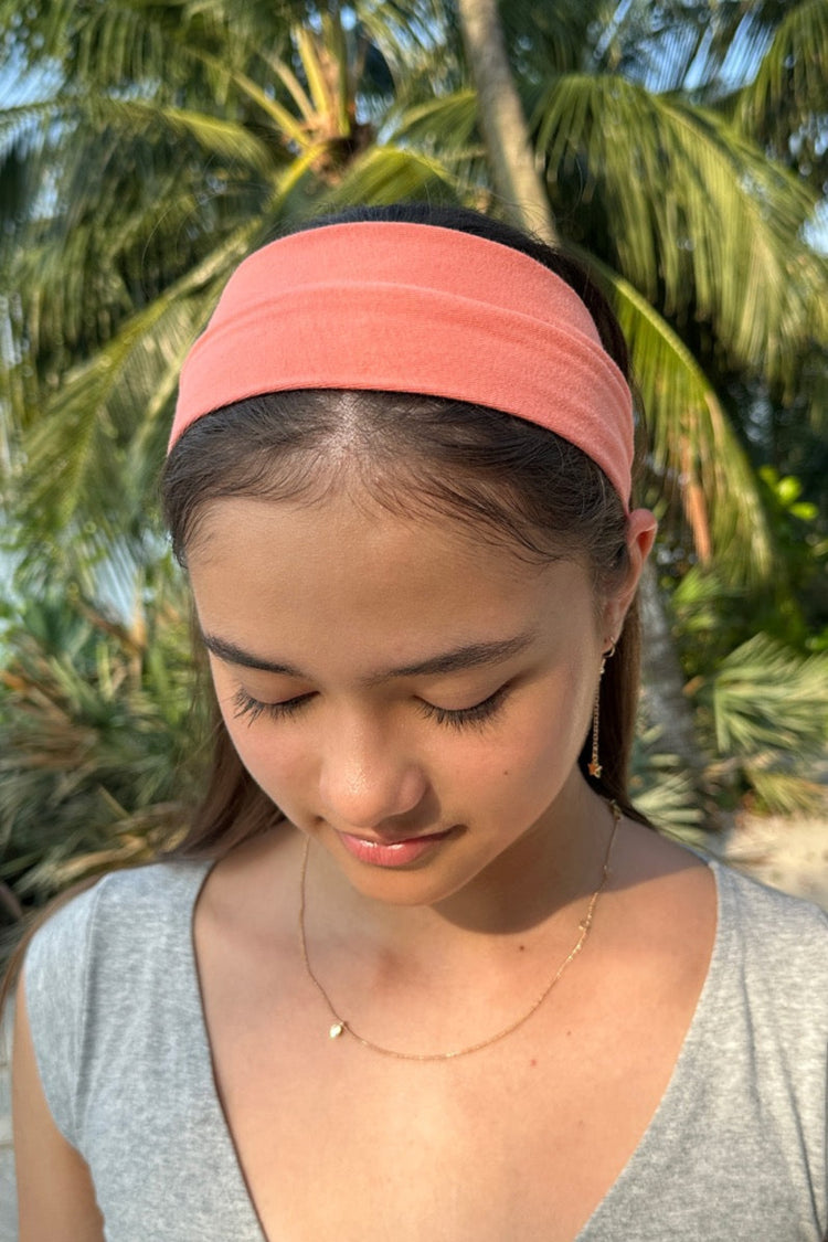 Soft Headband | Coral Rose