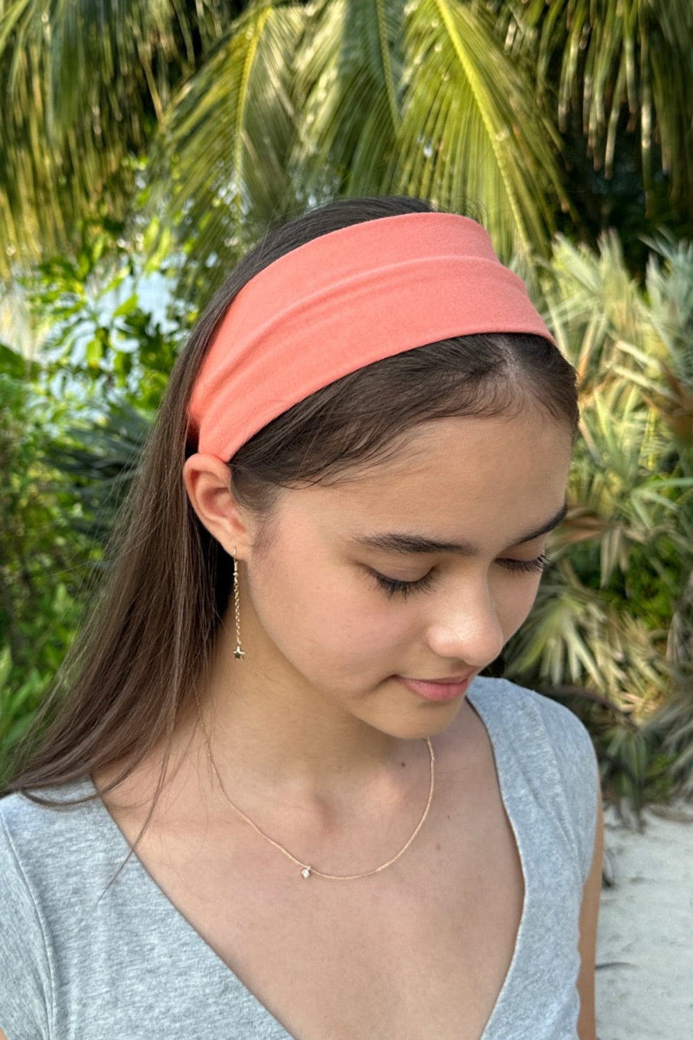 Soft Headband | Coral Rose