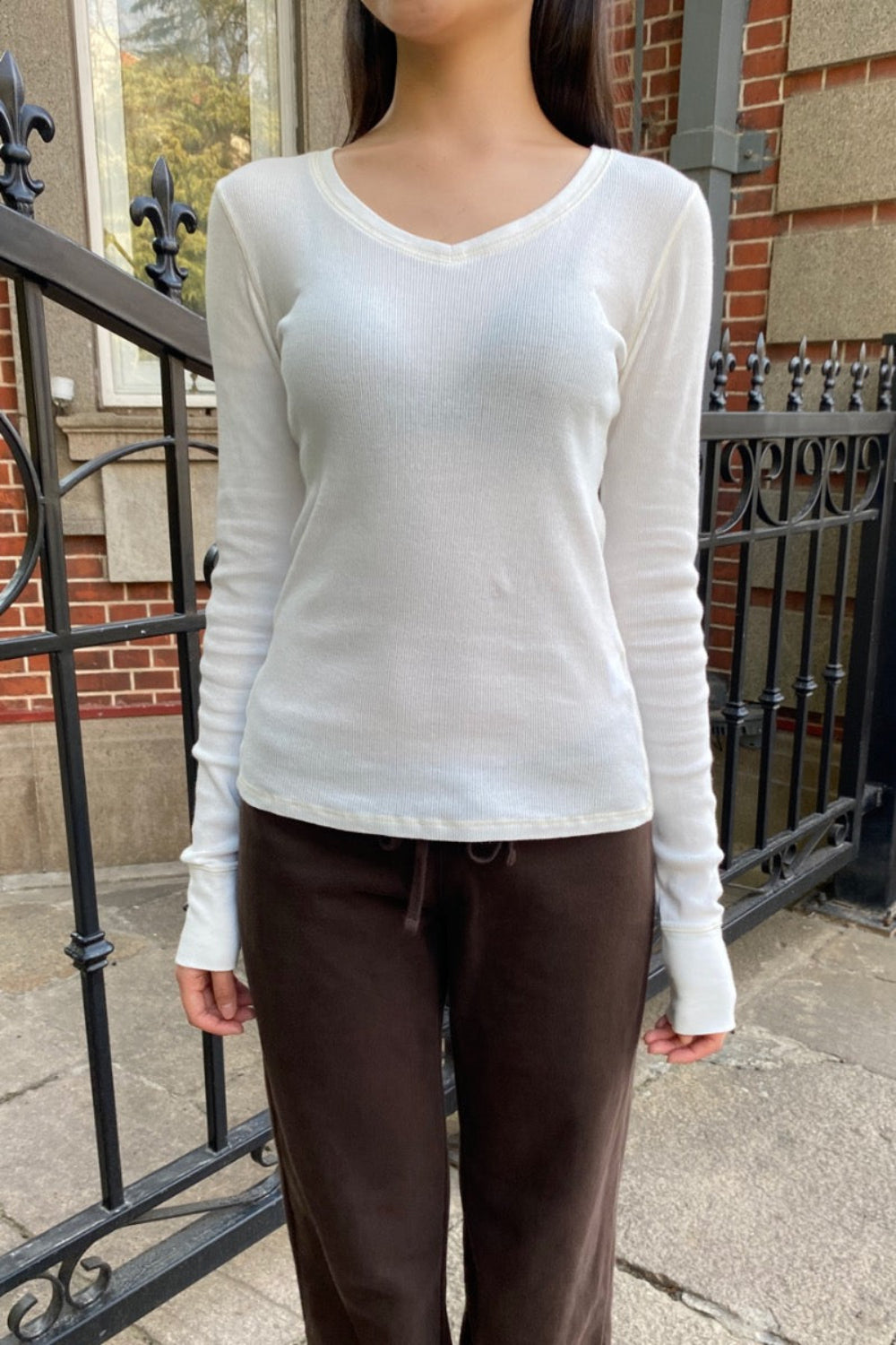 Josephine Top | White / XS/S