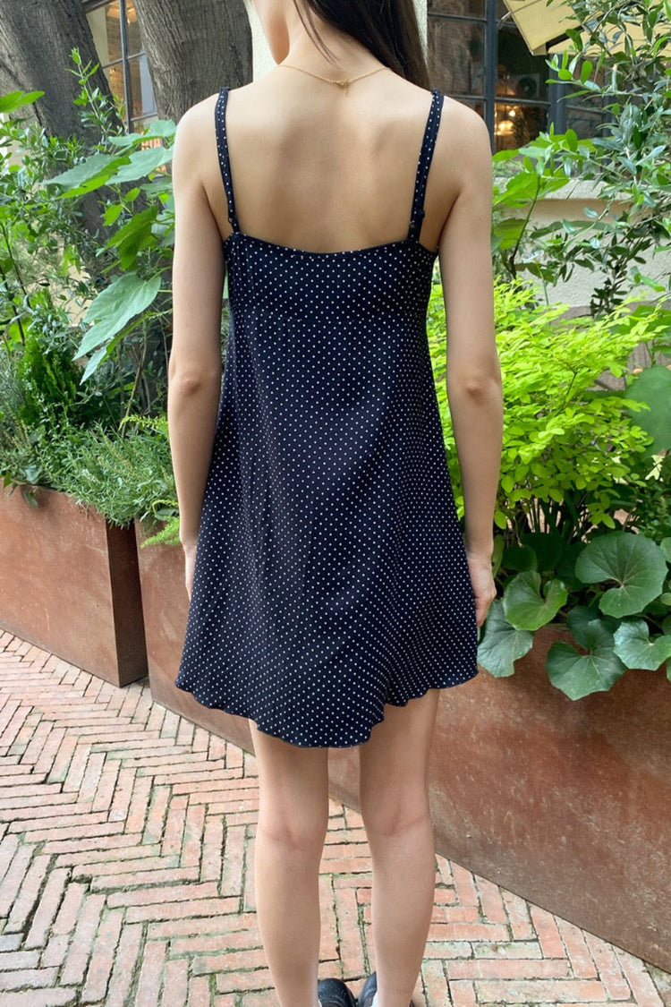 Tiffany Polka Dots Dress | Black White Polka Dots / XS/S