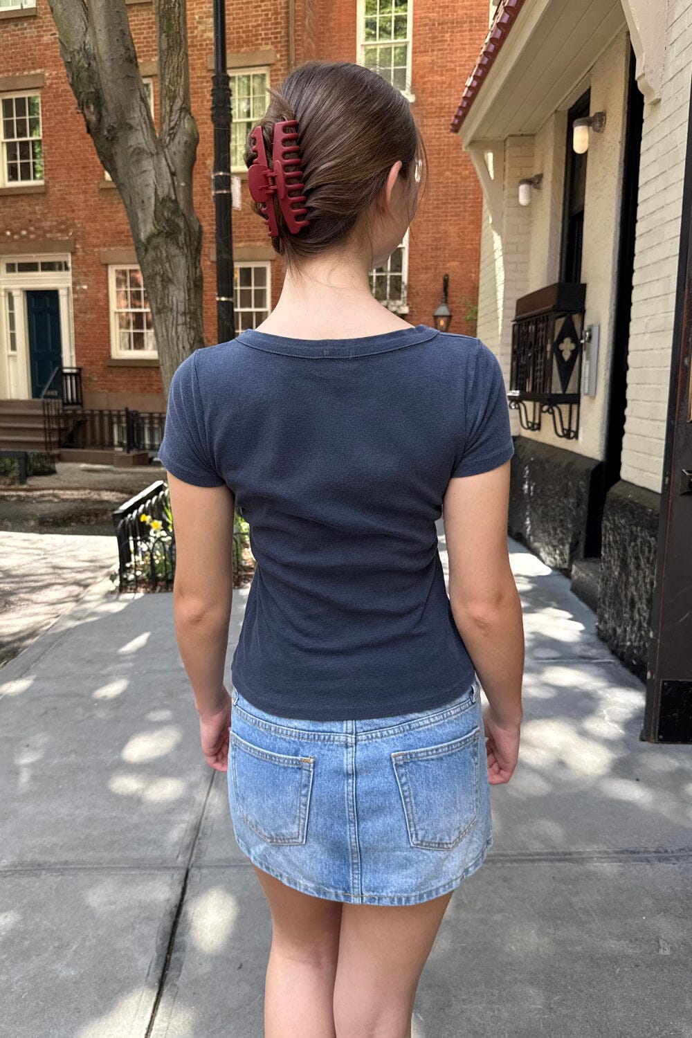 Hailie Basic Top | Classic Navy / XS/S