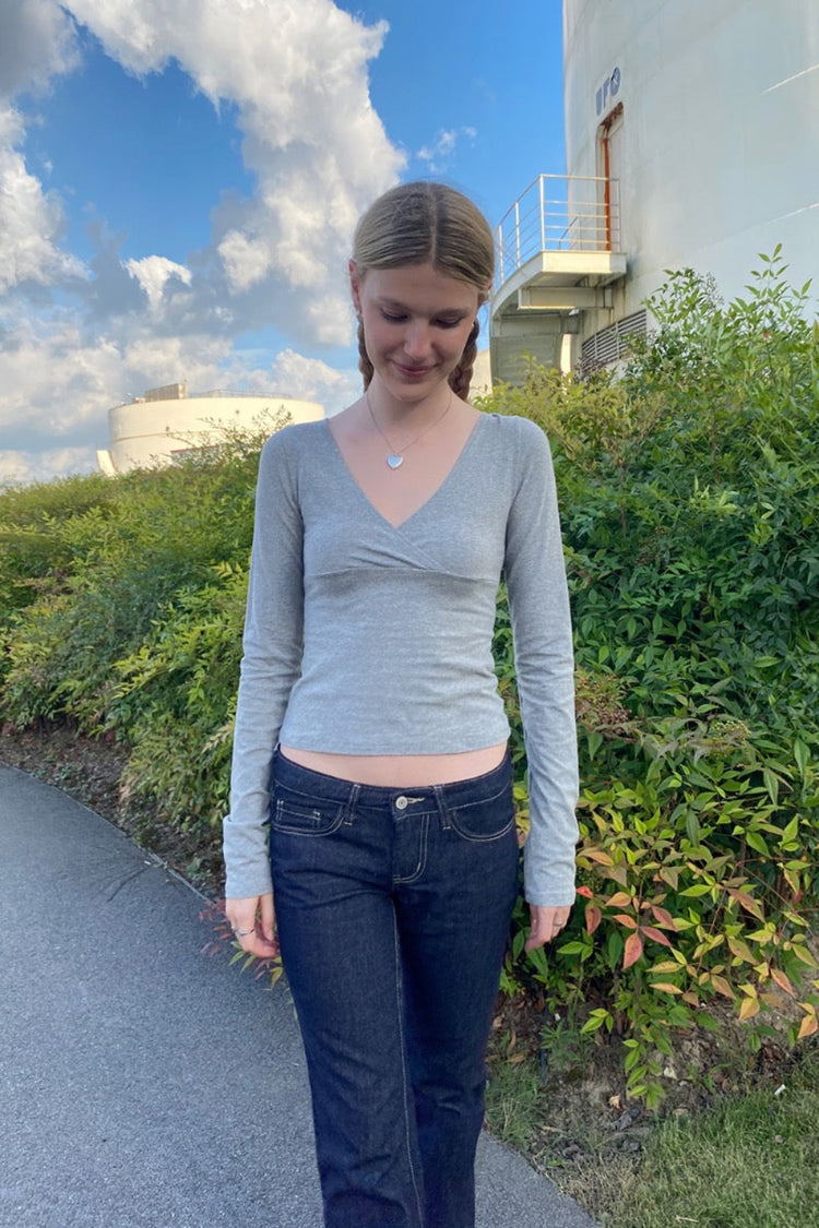 Amara Top | Heather Grey / XS/S