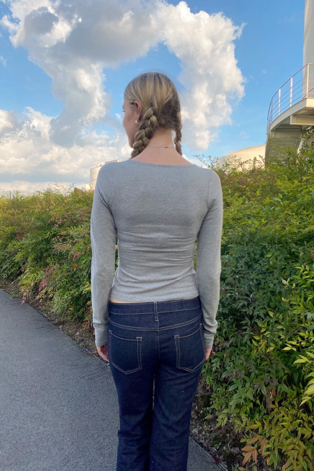 Amara Top | Heather Grey / XS/S