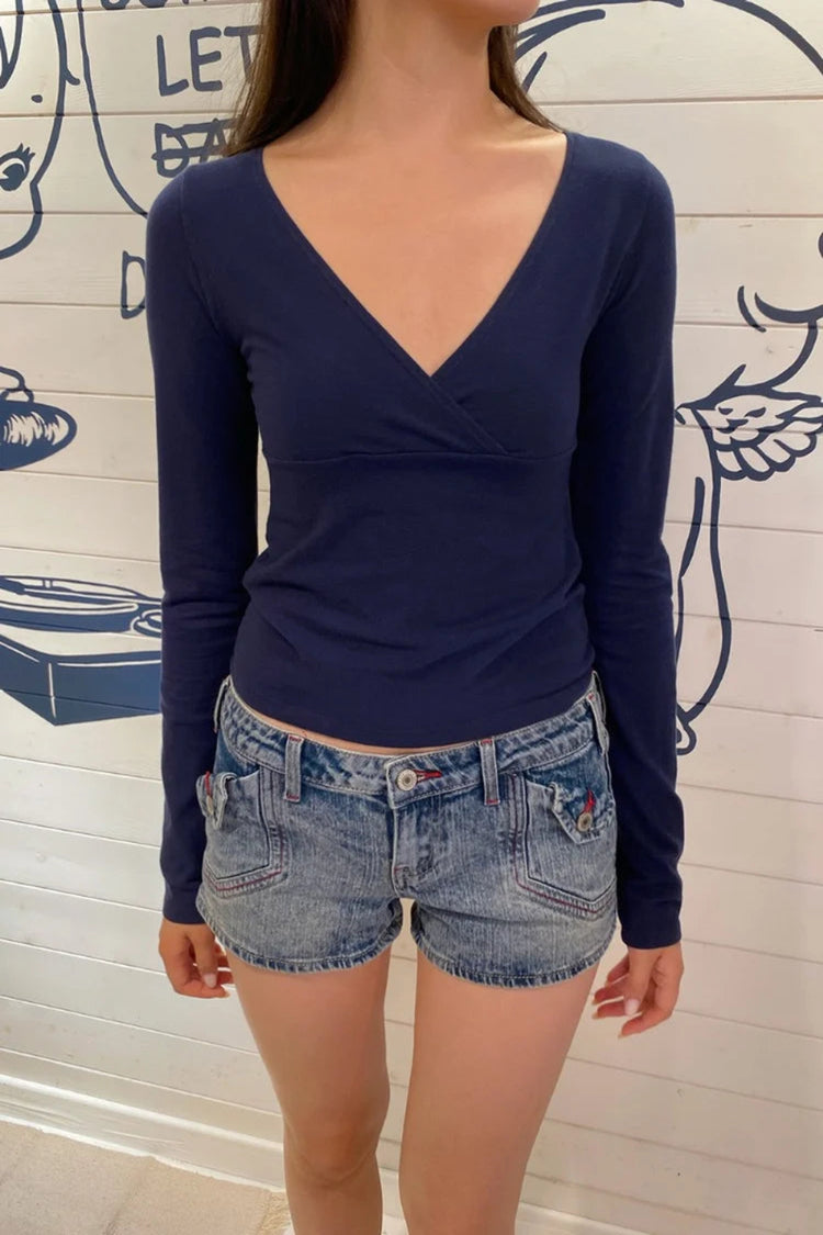Amara Top | Blue Navy / XS/S
