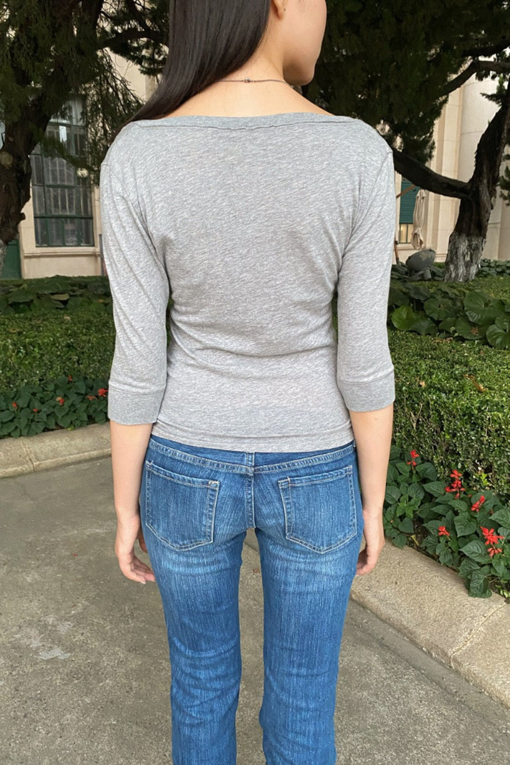Philippa Top | Heather Grey / XS/S