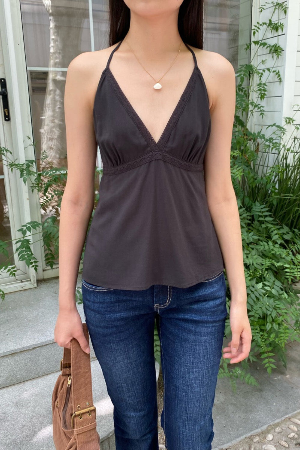 Edith Halter Top | Black / XS/S