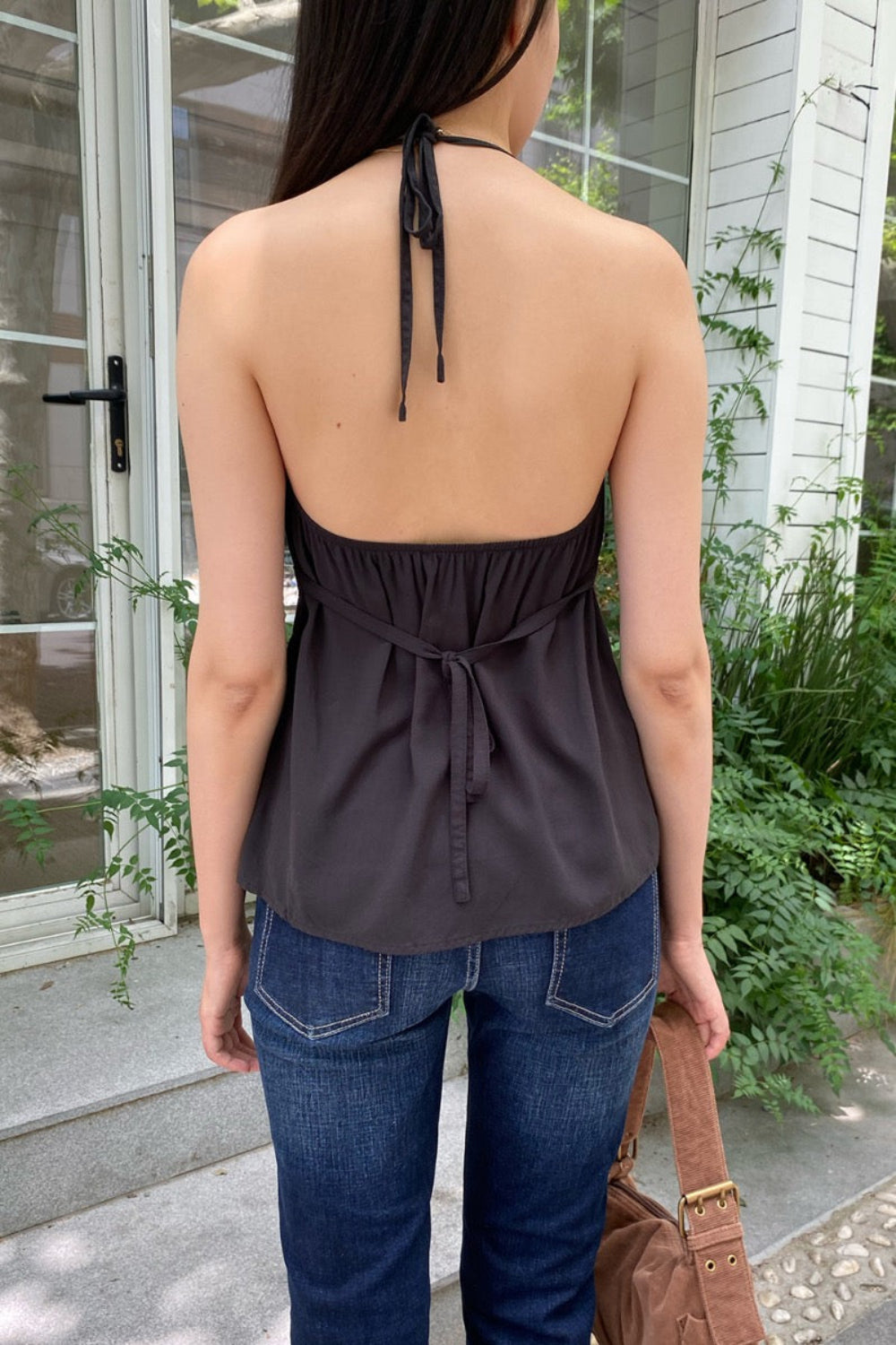 Edith Halter Top | Black / XS/S