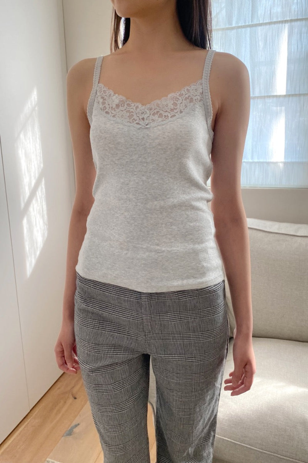 Aden Basic Tank | Light Heather Grey / XS/S