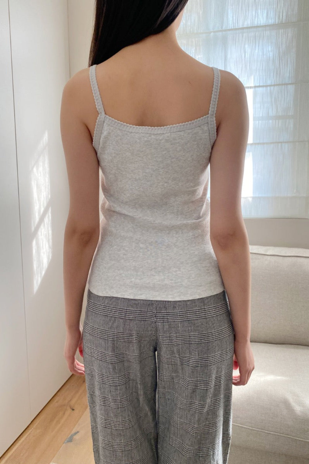 Aden Basic Tank | Light Heather Grey / XS/S