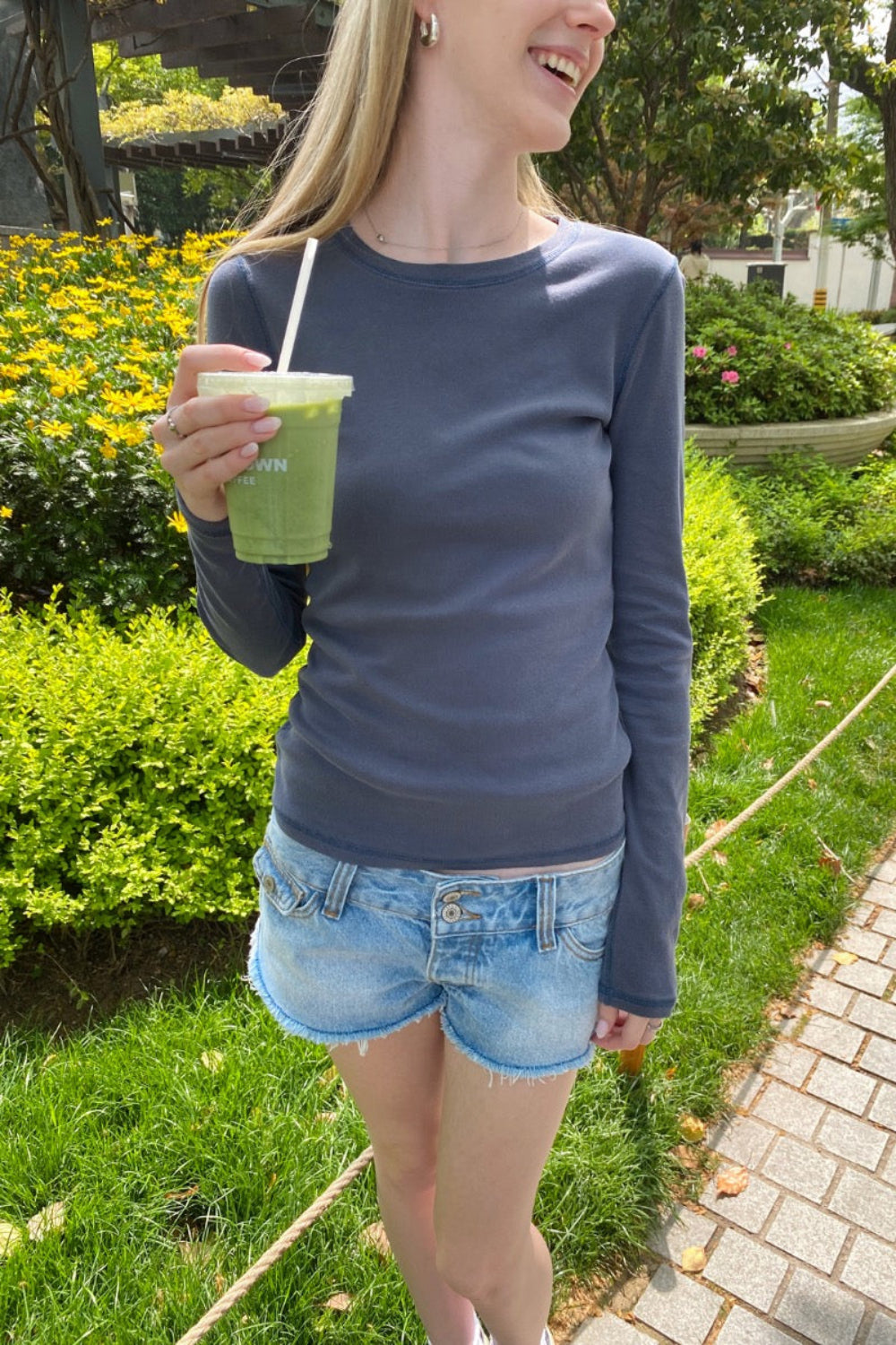 Ainsley Top | Faded Blue Navy / XS/S