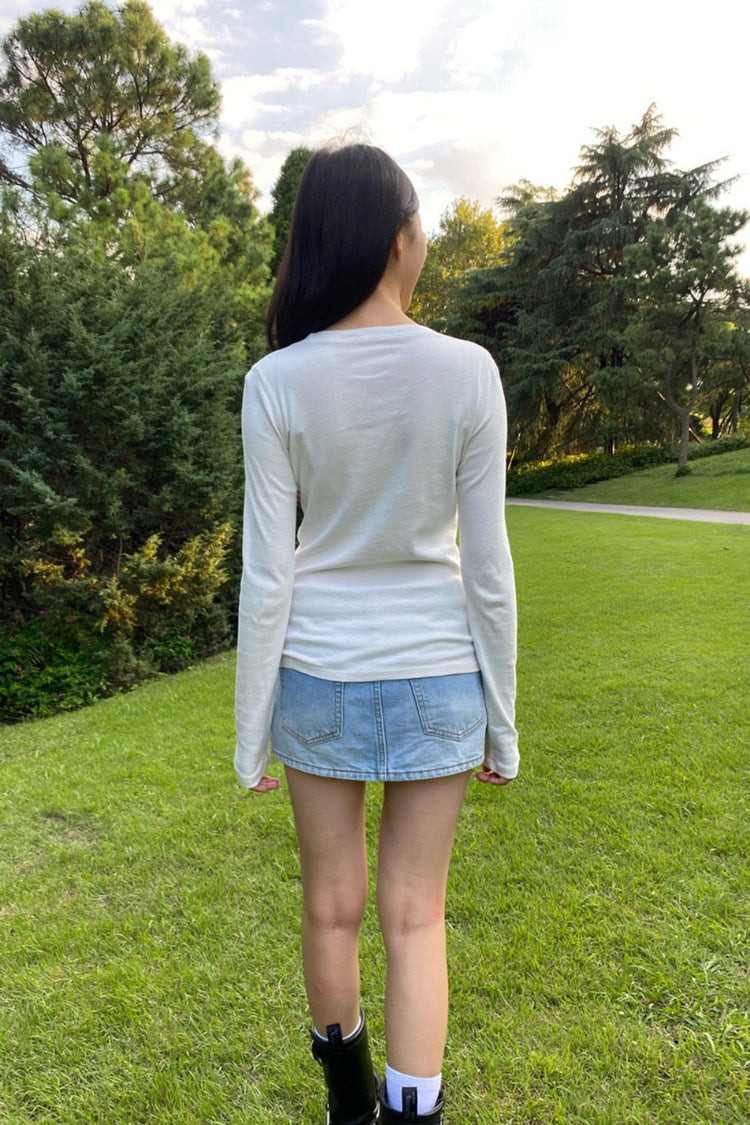 Ainsley Top | Off White / XS/S