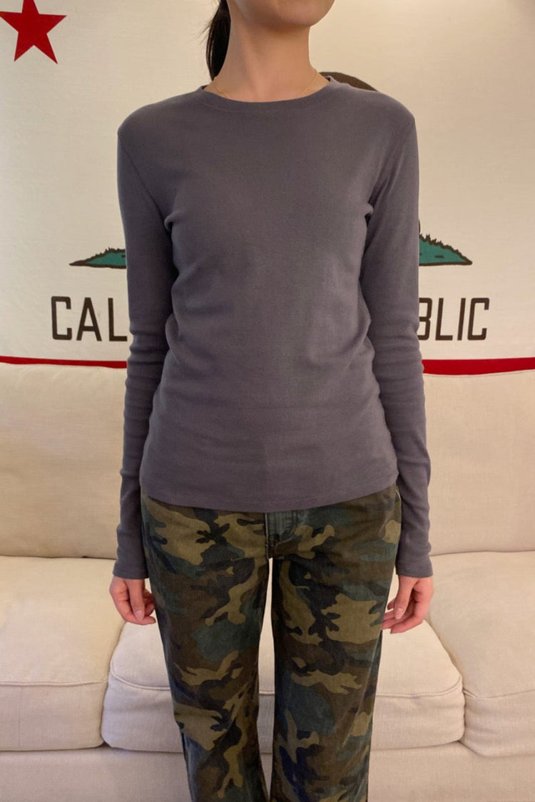 Ainsley Top | Dark Grey / XS/S