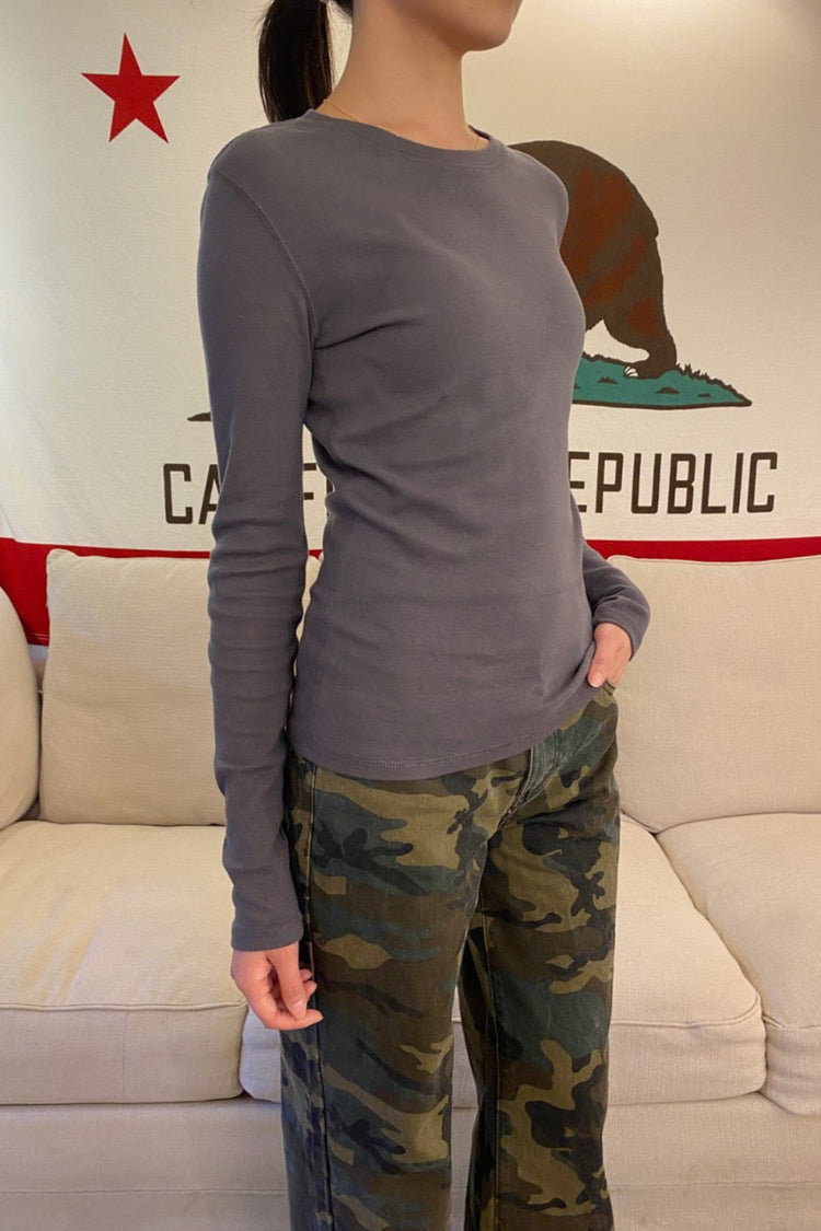 Ainsley Top | Dark Grey / XS/S