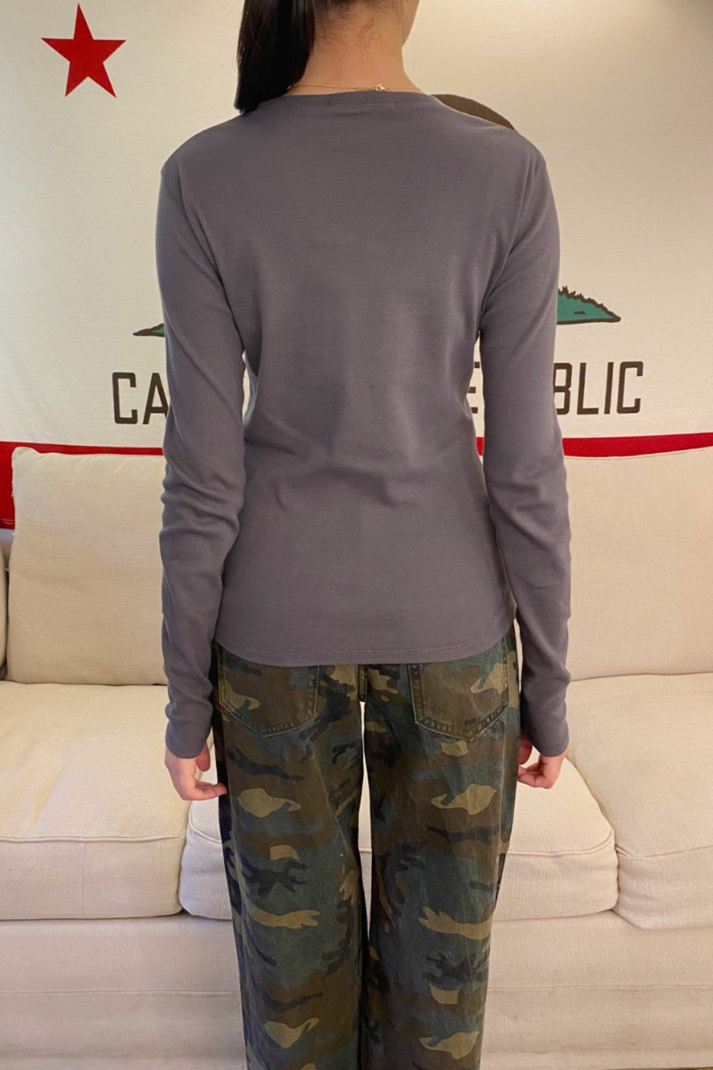 Ainsley Top | Dark Grey / XS/S
